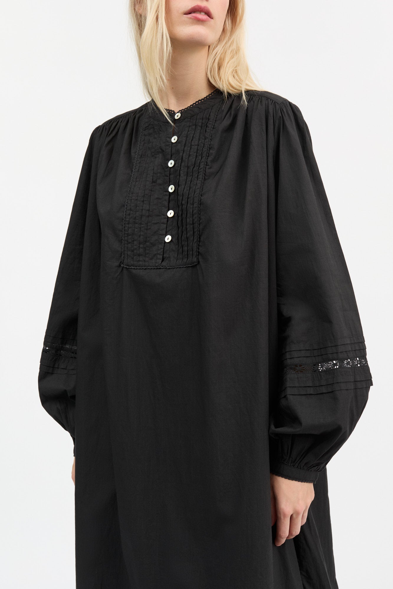 Skall Studio Leaf shirtdress Pants Black